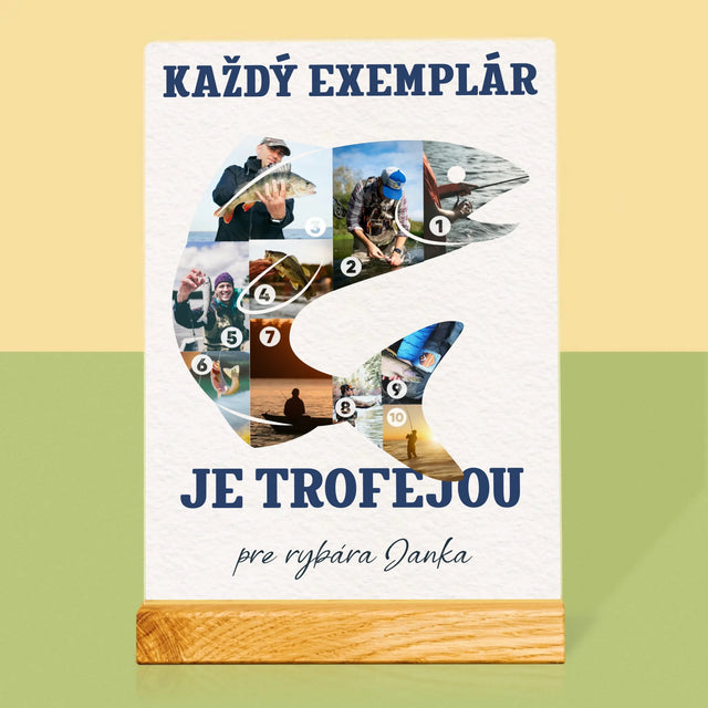 Tvar Z Fotografií: Exemplár Rybára - Tlač Na Akrylové Sklo (Vertikálne)