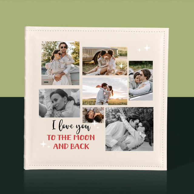 Fotokoláž: To The Moon And Back - Album Na Fotografie