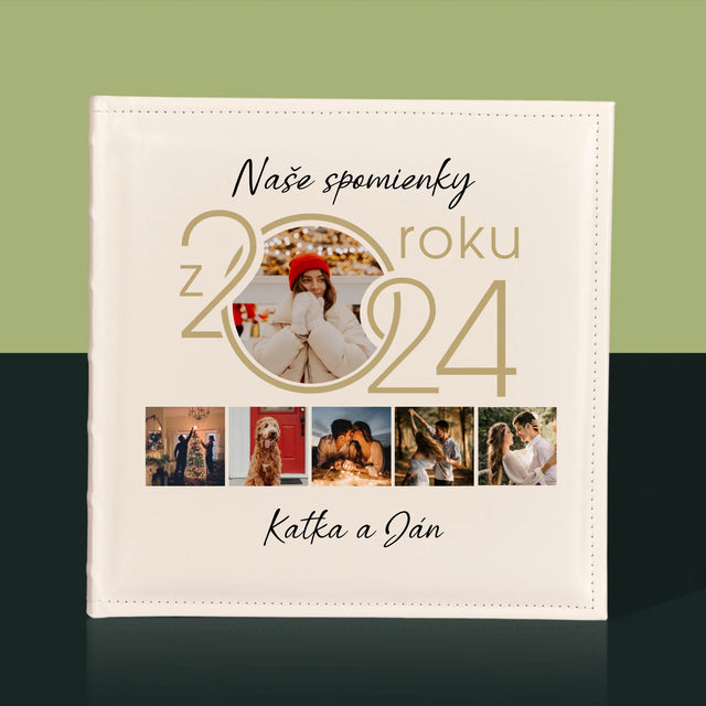 Fotokoláž: Naše Spomienky Z Roku - Album Na Fotografie