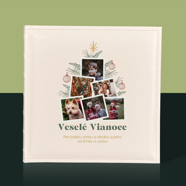Fotokoláž: Vianočný Stromček - Album Na Fotografie