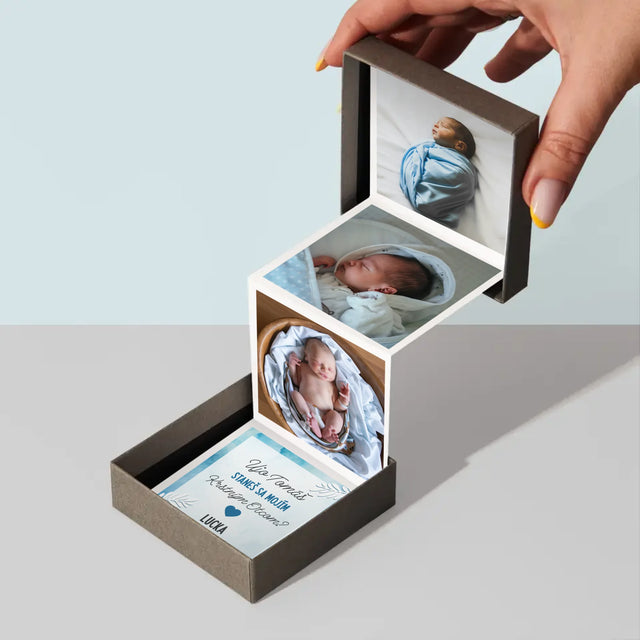 Fotokoláž: Staneš Sa Krstným? - Sada Fotografií Harmonika