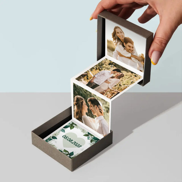 Fotokoláž: Váš Dátum - Sada Fotografií Harmonika