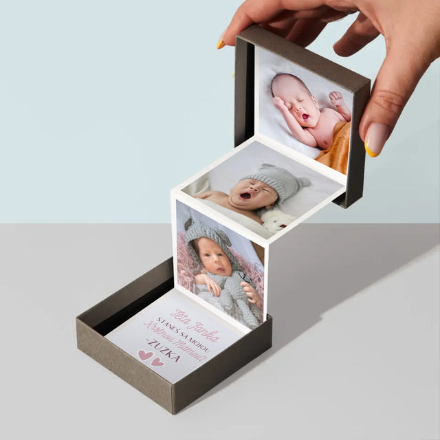 Fotokoláž: Staneš Sa Mojou Krstnou - Sada Fotografií Harmonika