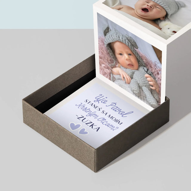 Fotokoláž: Staneš Sa Mojím Krstným - Sada Fotografií Harmonika