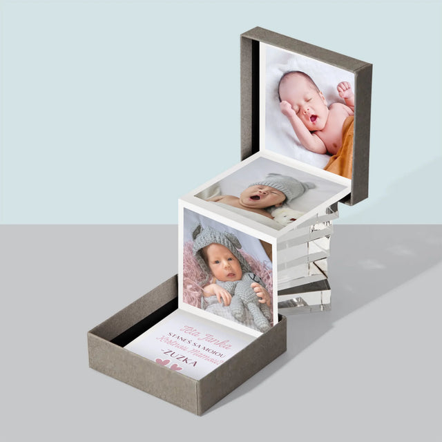 Fotokoláž: Staneš Sa Mojou Krstnou - Sada Fotografií Harmonika