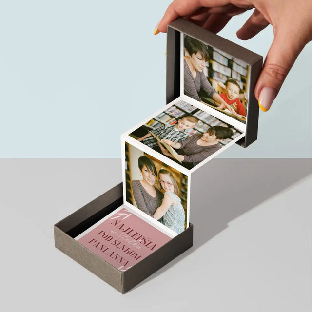 Fotografia A Podpis: Najlepšia Učiteľka Pod Slnkom - Sada Fotografií Harmonika