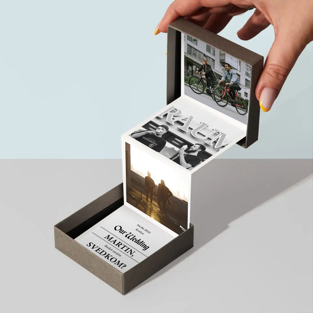 Fotografia A Podpis: Naša Svadba Svedok - Sada Fotografií Harmonika