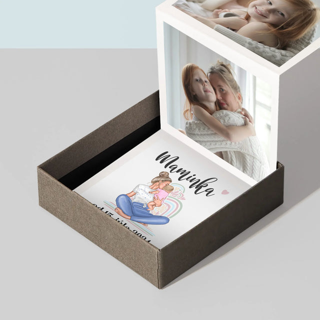 Tvorenie Postavy: Mladá Mama - Sada Fotografií Harmonika