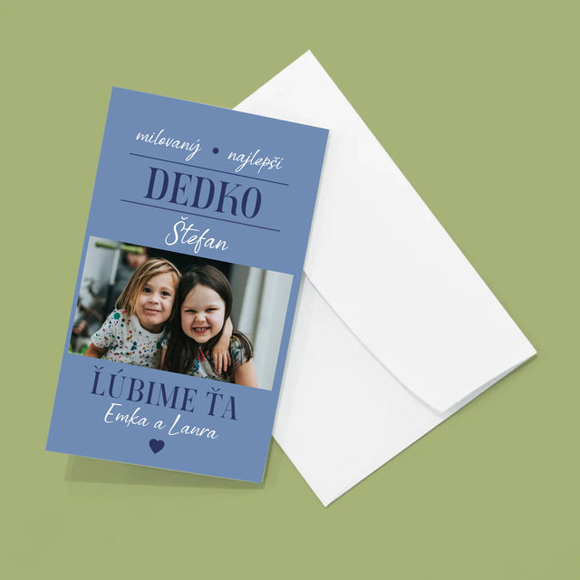 Fotokoláž: Milovaný Dedko - Veľká Harmonika Z Fotografií