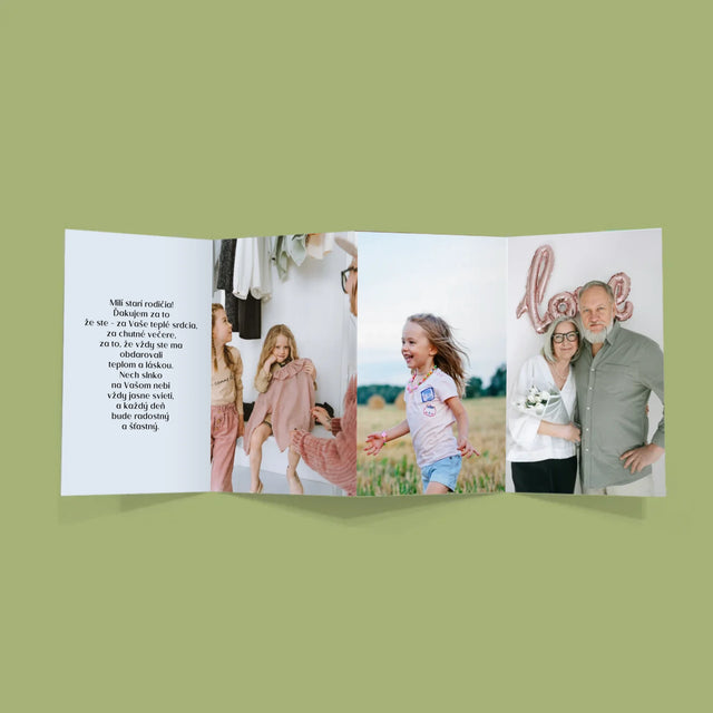 Fotokoláž: Milovaní Starí Rodičia - Veľká Harmonika Z Fotografií