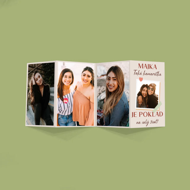 Fotokoláž: Kamarátka Je Poklad - Veľká Harmonika Z Fotografií