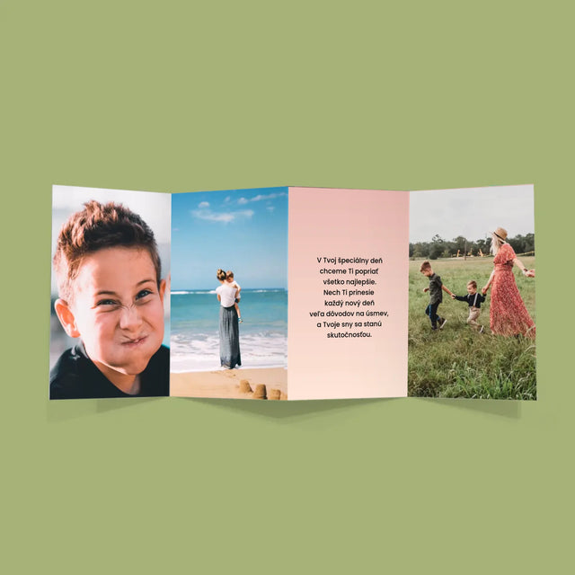 Fotografia A Podpis: Ľúbime Ťa Mami - Veľká Harmonika Z Fotografií