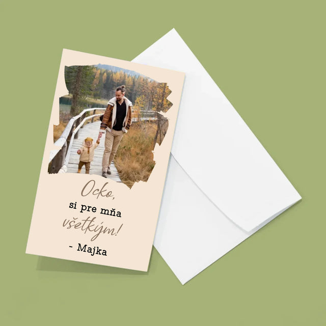 Fotografia A Podpis: Pohľadnica Pre Ocka - Veľká Harmonika Z Fotografií