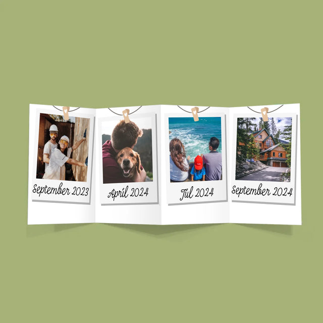 Fotokolaż: Wspomnienia Rodzinne - Duża Harmonijka Ze Zdjęć | SK