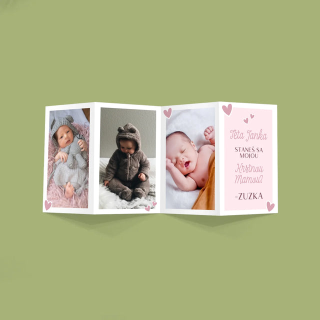 Fotokoláž: Staneš Sa Mojou Krstnou - Veľká Harmonika Z Fotografií