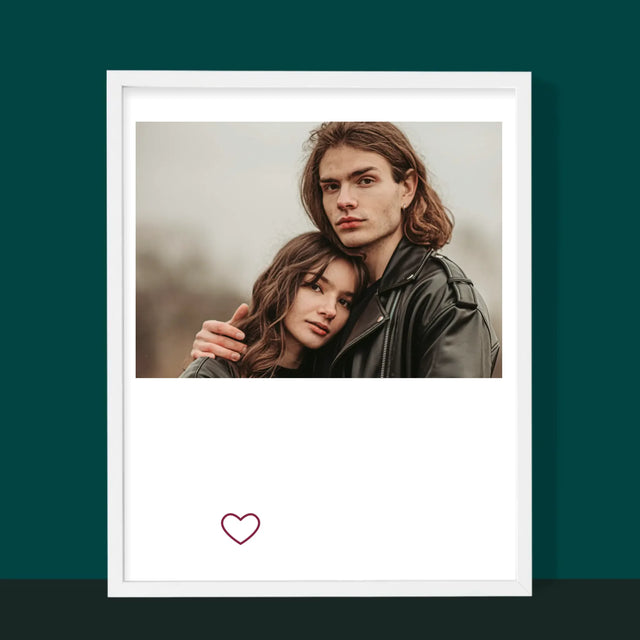 Fotografia A Podpis: Náš Špeciálny Deň - Zarámováná Tlač 30X40 (Vertikálne)