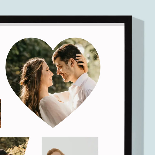 Slovo Z Fotografií: Love Z Tvojich Fotografií - Zarámováná Tlač 30X40 (Vertikálne)