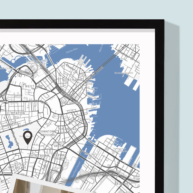 Mapa Mesta: Mapa Mesta: Kde Sa To Začalo - Zarámováná Tlač 30X40 (Vertikálne)