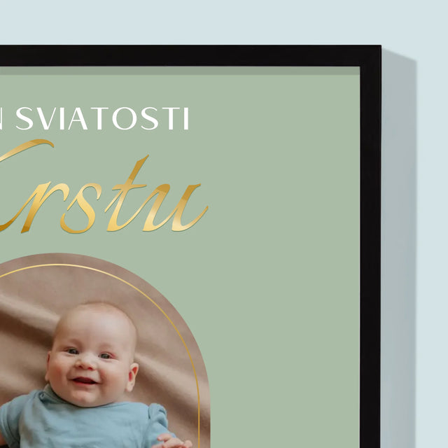 Fotografia A Podpis: Sviatosť Krstu - Zarámováná Tlač 30X40 (Vertikálne)
