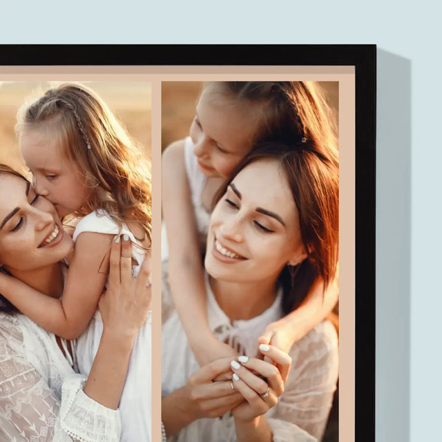 Fotokoláž: M Ako Maminka - Zarámováná Tlač 30X40 (Vertikálne)