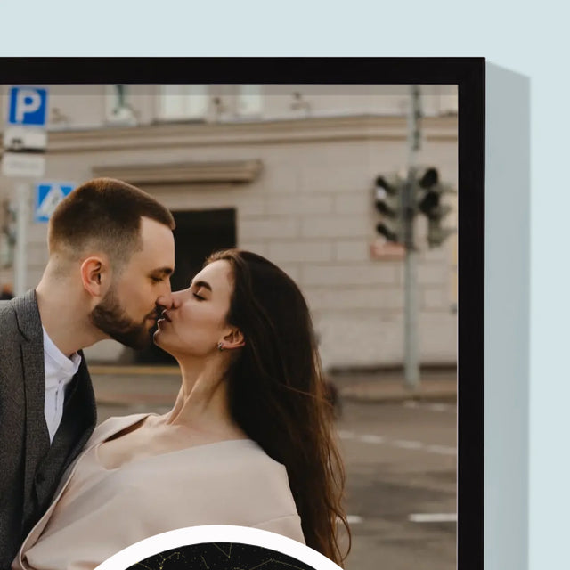 Mapa Hviezd: Hviezdy Žiaria Pre Nás - Zarámováná Tlač 30X40 (Vertikálne)