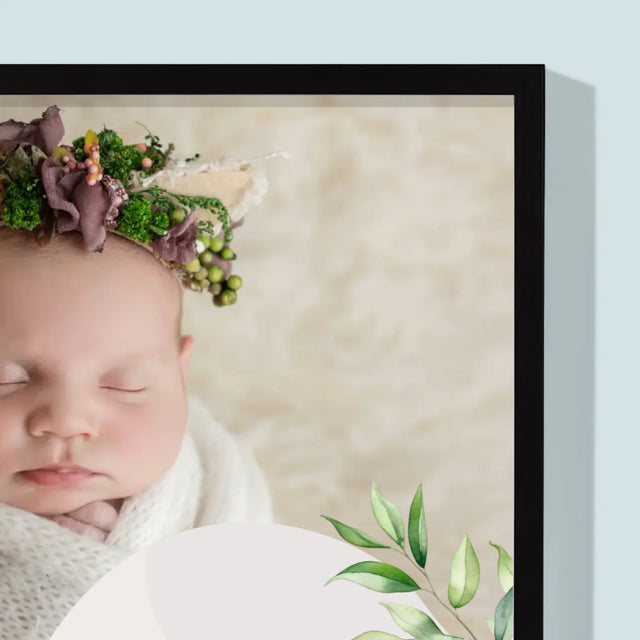 Fotografia A Podpis: Poďakovanie Pre Pôrodnú Asistentku - Zarámováná Tlač 30X40 (Vertikálne)