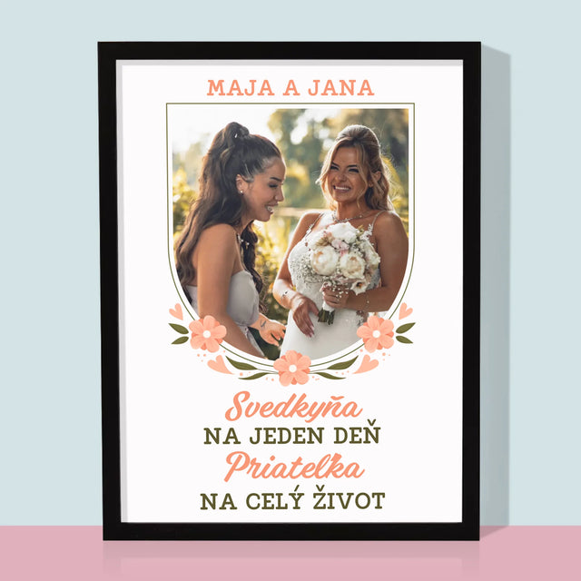 Fotografia A Podpis: Svedkyňa Na Jeden Deň - Zarámováná Tlač 30X40 (Vertikálne)