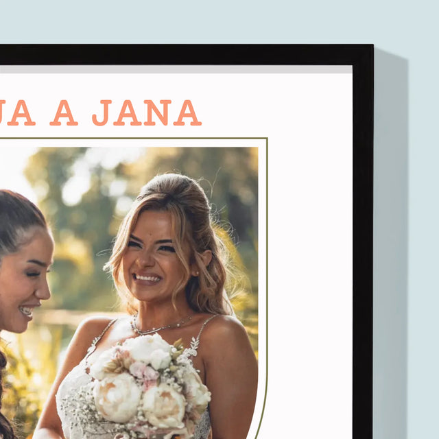 Fotografia A Podpis: Svedkyňa Na Jeden Deň - Zarámováná Tlač 30X40 (Vertikálne)