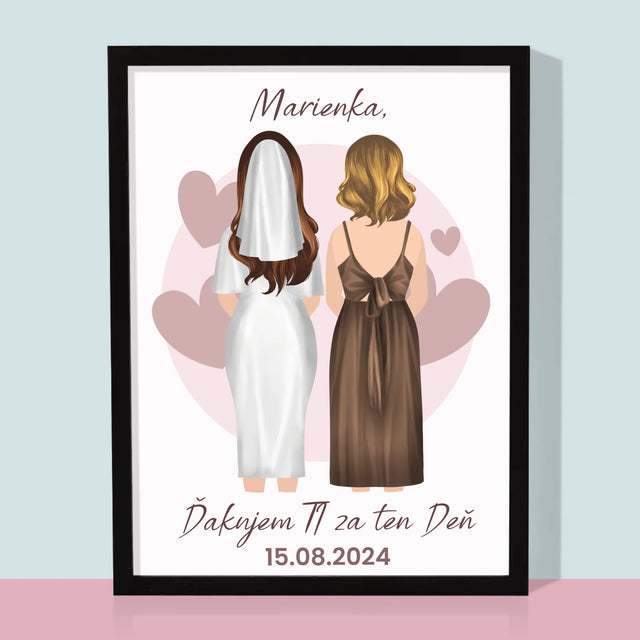 Tvorenie Postavy: Svedkyňa - Zarámováná Tlač 30X40 (Vertikálne)