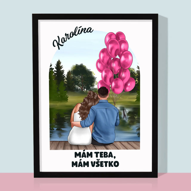 Tvorenie Postavy: Ona A On - Zarámováná Tlač 30X40 (Vertikálne)