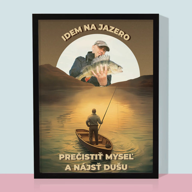 Fotografia A Podpis: Idem Na Jazero - Zarámováná Tlač 30X40 (Vertikálne)