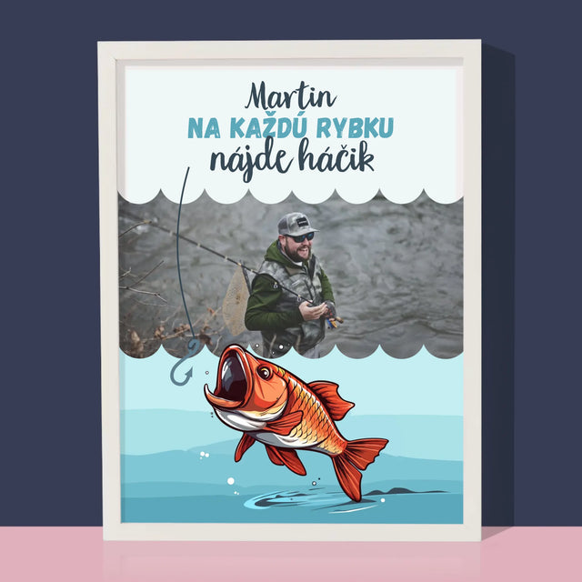 Fotografia A Podpis: Nájde Háčik - Zarámováná Tlač 30X40 (Vertikálne)