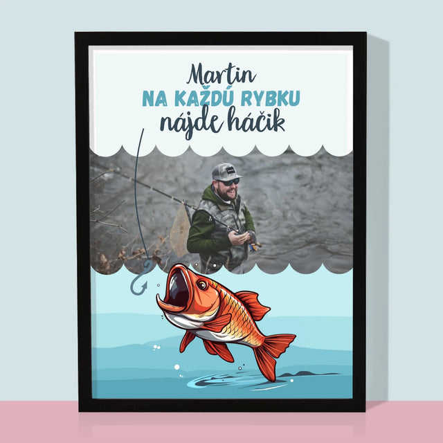 Fotografia A Podpis: Nájde Háčik - Zarámováná Tlač 30X40 (Vertikálne)
