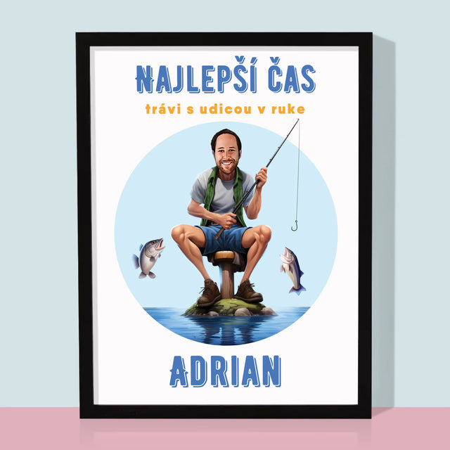 Fotografia A Podpis: Najlepší Čas - Zarámováná Tlač 30X40 (Vertikálne)