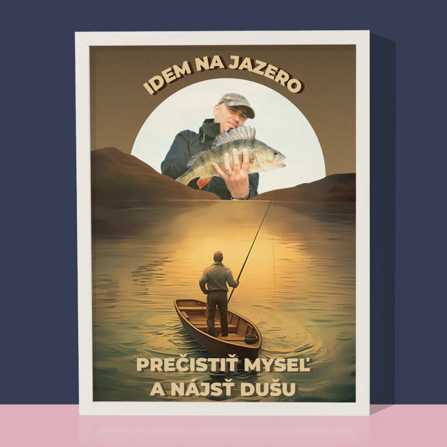 Fotografia A Podpis: Idem Na Jazero - Zarámováná Tlač 30X40 (Vertikálne)