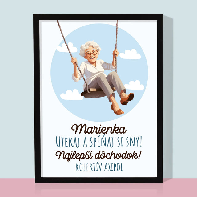 Meno A Podpis: Nech Sa Splnia Tvoje Túžby - Zarámováná Tlač 30X40 (Vertikálne)