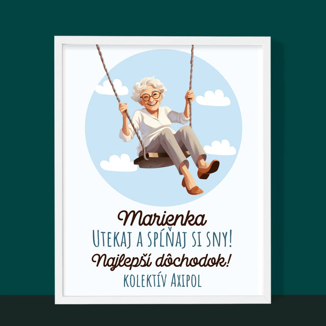 Meno A Podpis: Nech Sa Splnia Tvoje Túžby - Zarámováná Tlač 30X40 (Vertikálne)