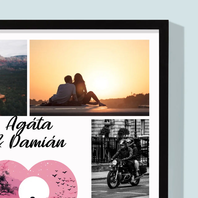 Fotokoláž: Cesta Do Srdca - Zarámováná Tlač 30X40 (Vertikálne)