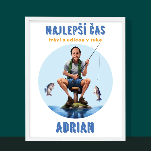 Fotografia A Podpis: Najlepší Čas - Zarámováná Tlač 30X40 (Vertikálne)