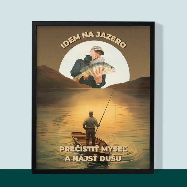 Fotografia A Podpis: Idem Na Jazero - Zarámováná Tlač 30X40 (Vertikálne)