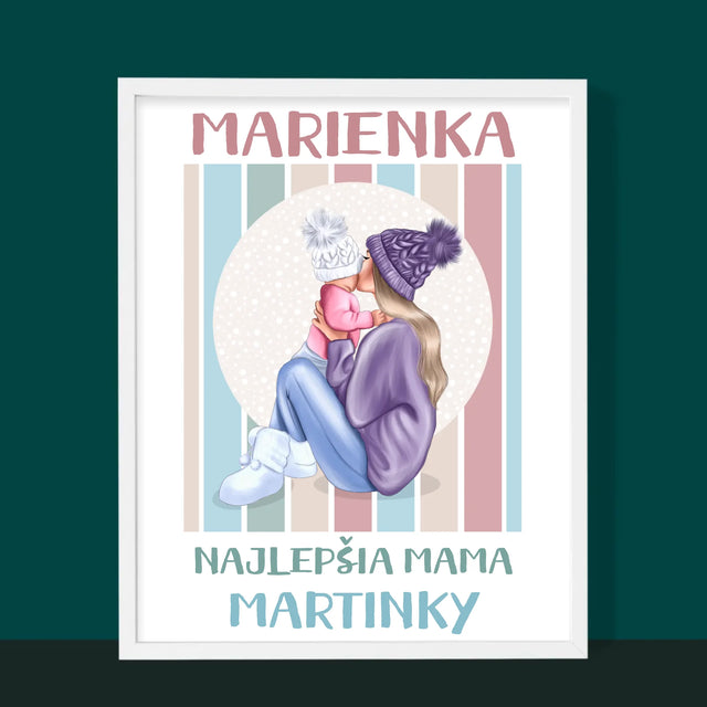 Tvorenie Postavy: Najlepšia Mama - Zarámováná Tlač 30X40 (Vertikálne)