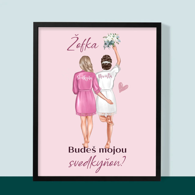 Tvorenie Postavy: Budeš Mojou Svedkyňou - Zarámováná Tlač 30X40 (Vertikálne)