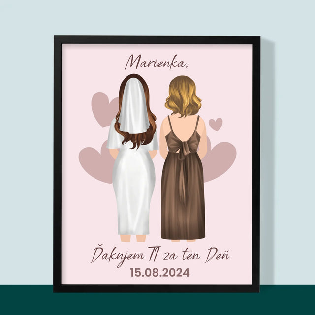 Tvorenie Postavy: Svedkyňa - Zarámováná Tlač 30X40 (Vertikálne)