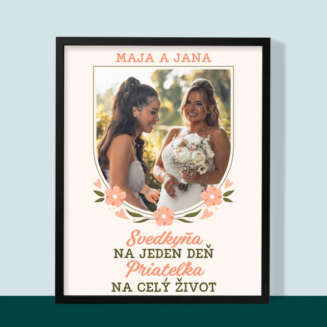 Fotografia A Podpis: Svedkyňa Na Jeden Deň - Zarámováná Tlač 30X40 (Vertikálne)