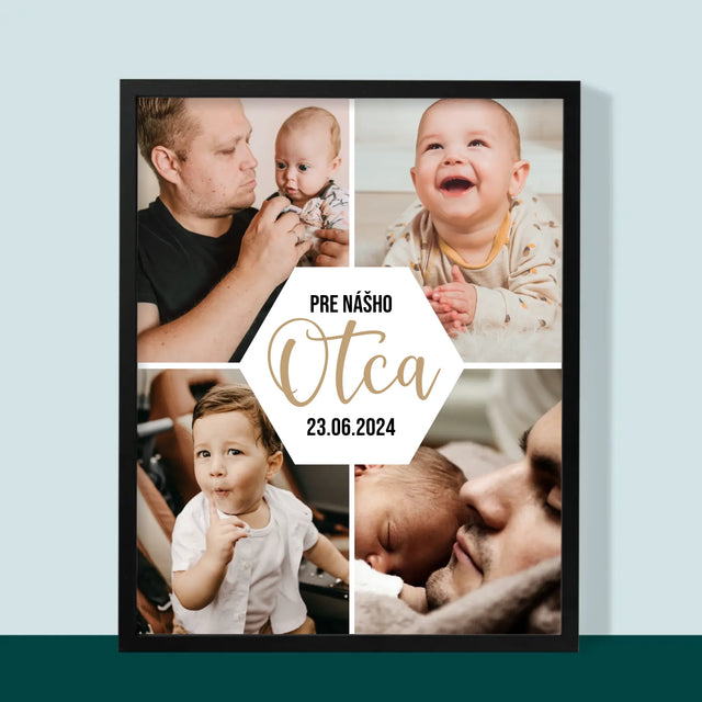 Fotokoláž: Pre Nášho Otca - Zarámováná Tlač 30X40 (Vertikálne)