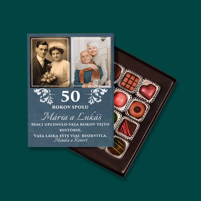 Fotokoláž: Spolu Už Roky - Pralinky