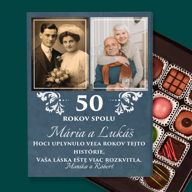 Fotokoláž: Spolu Už Roky - Pralinky