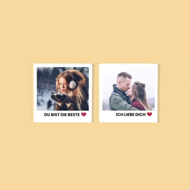 Zdjęcie i Podpis: Pozytywne Myśli - Podkładki Pod Kubki | DE