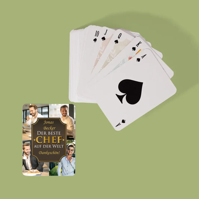 Fotokolaż: Najlepszy Szef Na Świecie - Karty Do Gry | DE