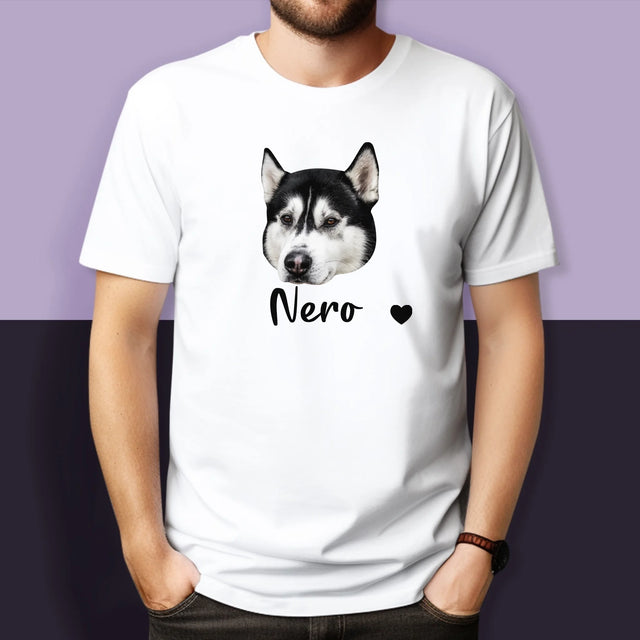 Tvoja Postava: Hlava Tvojho Psa - Tričká Pre Pár